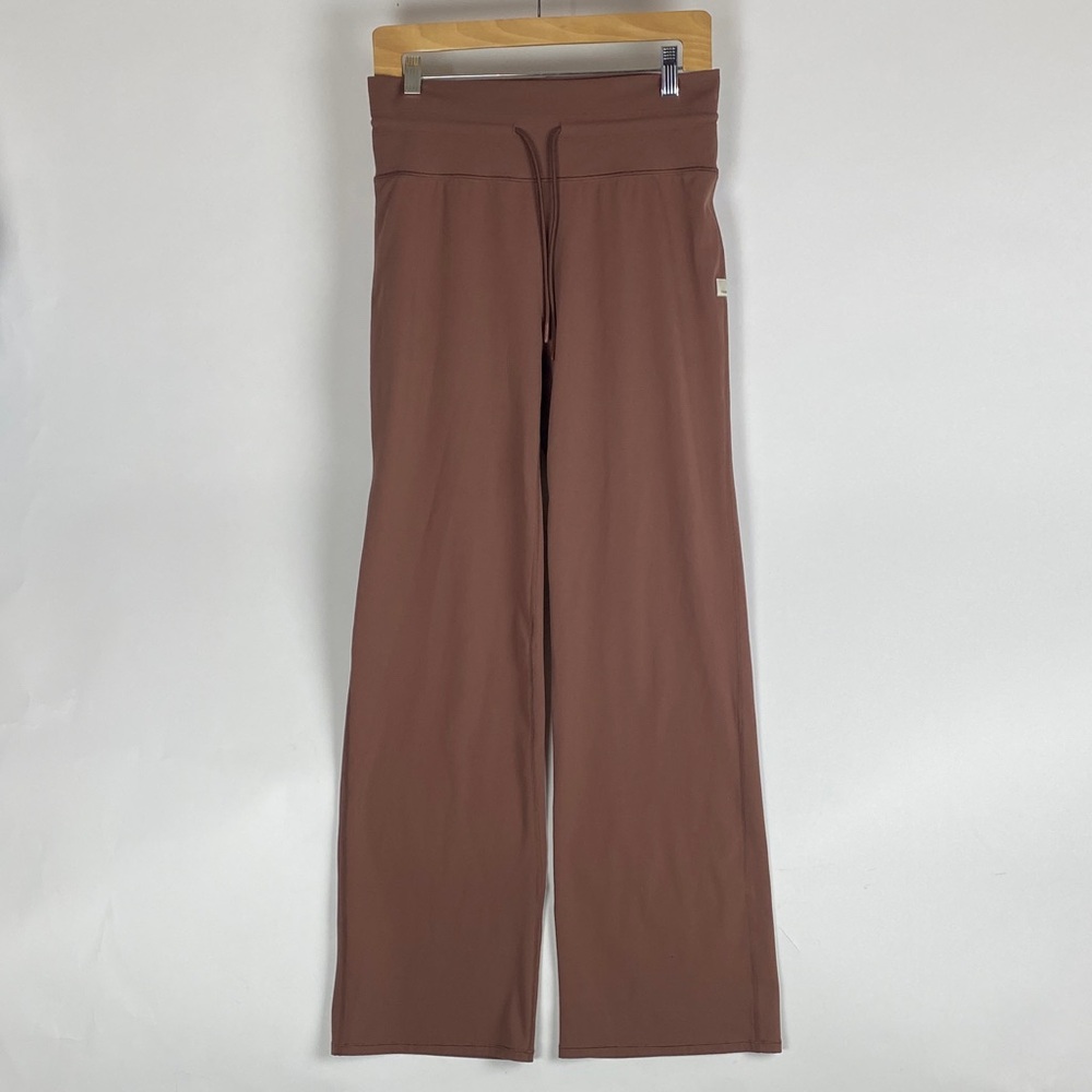 Vuori Women's Wide-Leg Lounge Pants in Brown
